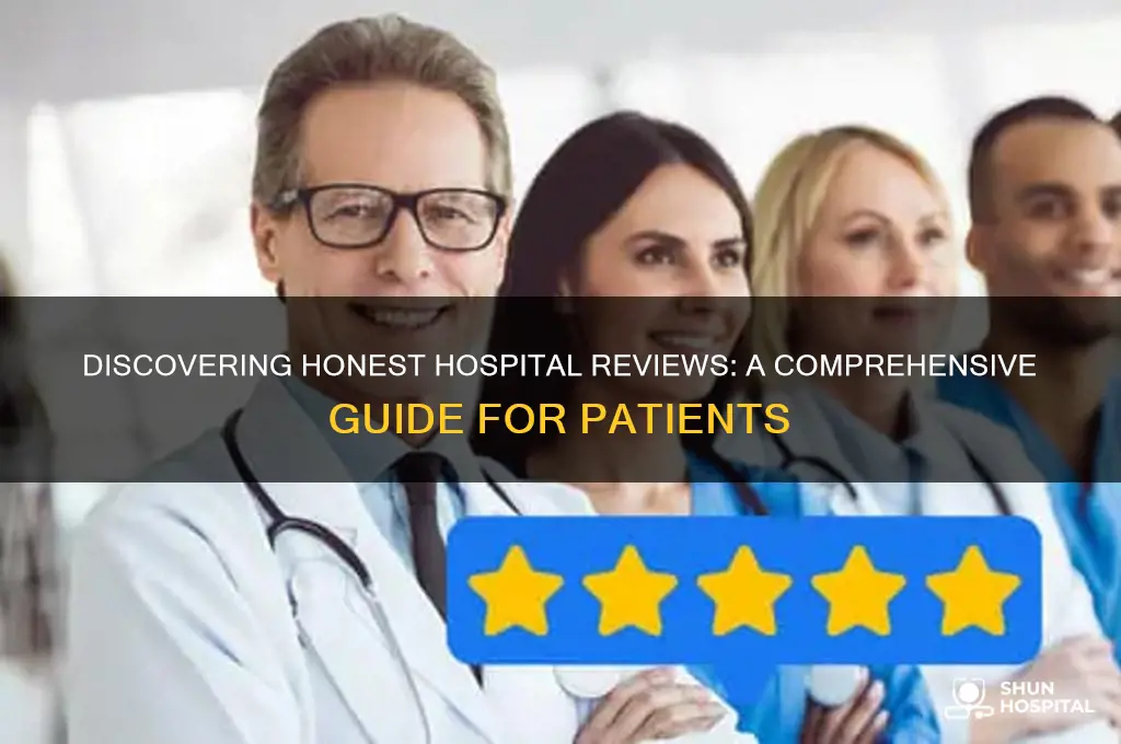 how to find hospital reviews