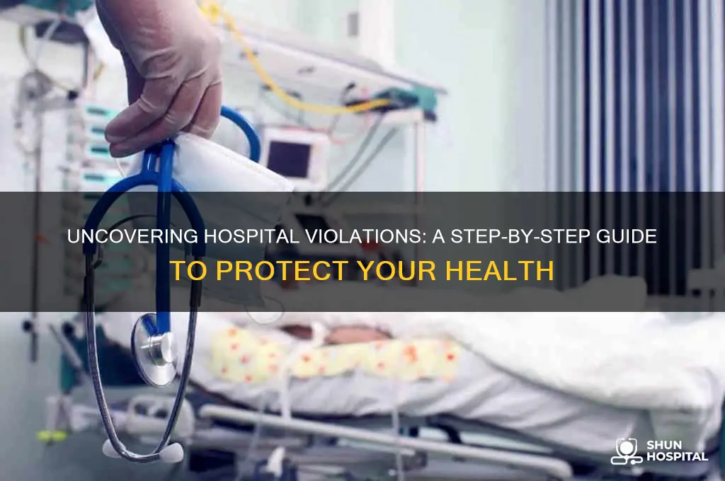 how to find hospital violations