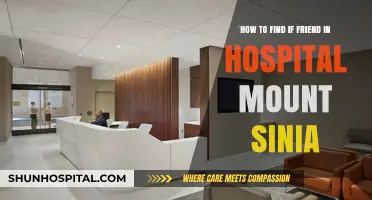 Finding Your Friend at Mount Sinai Hospital: A Quick Guide