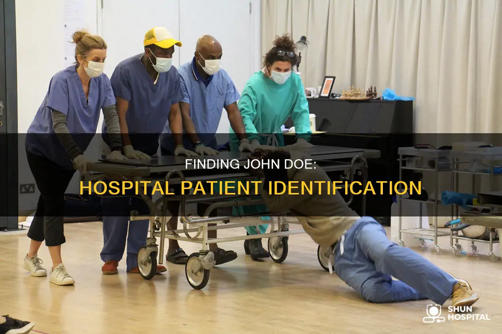 how to find john doe in hospitals