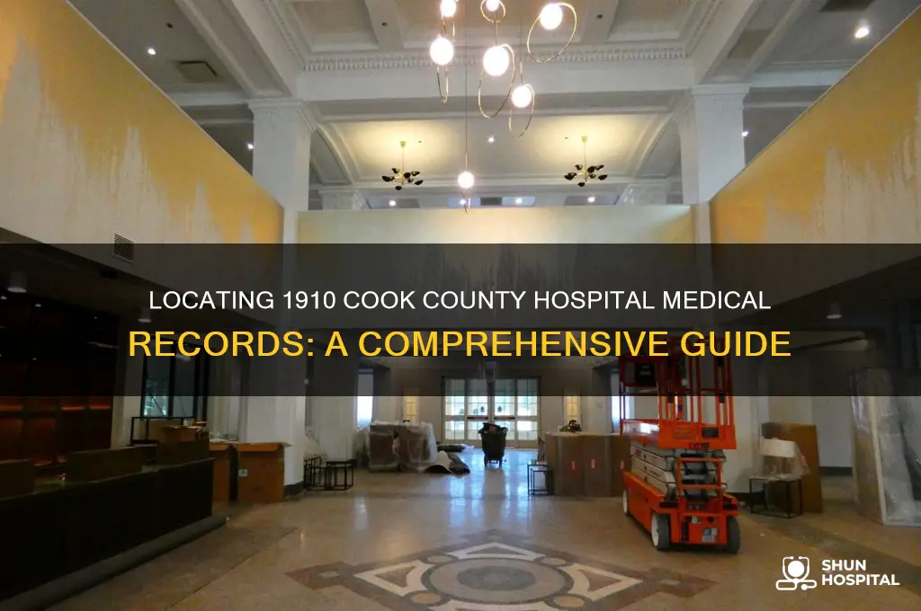 how to find medical records from cook county hospital 1910