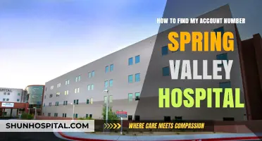 Locate Your Spring Valley Hospital Account Number: A Step-by-Step Guide