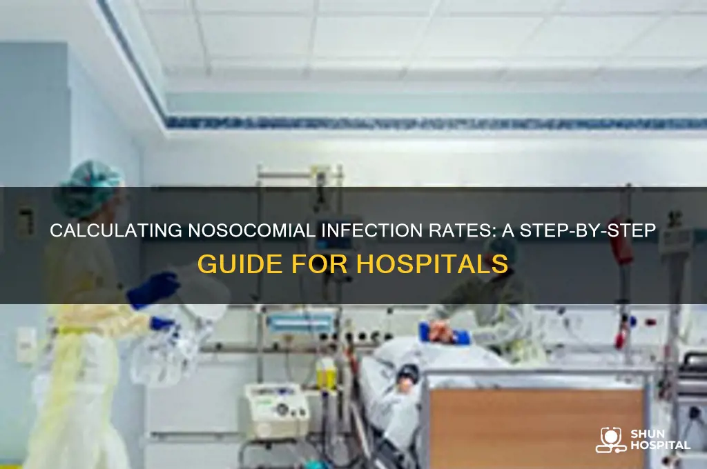 how to find nosocomial infection rate of an hospital