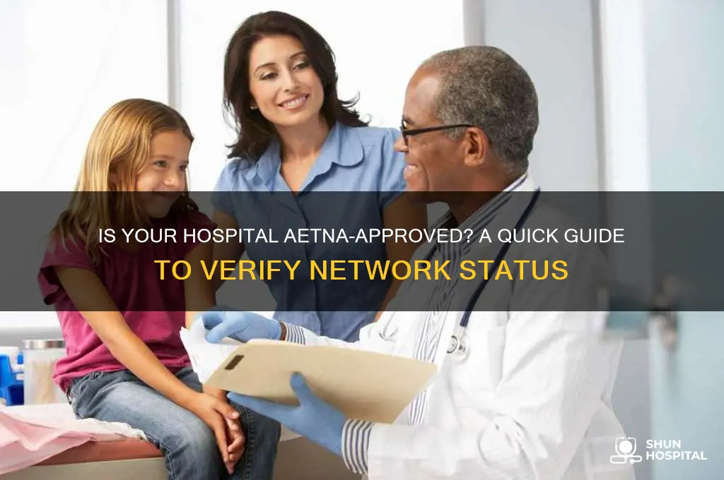 how to find out if hospital is in network aetna