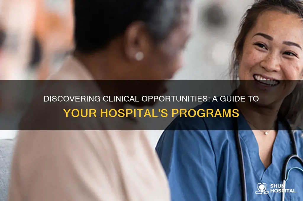 how to find out if your hospital does clinicals
