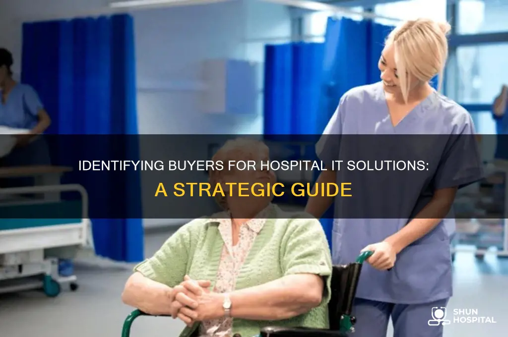 how to find out the buyers for hospital it