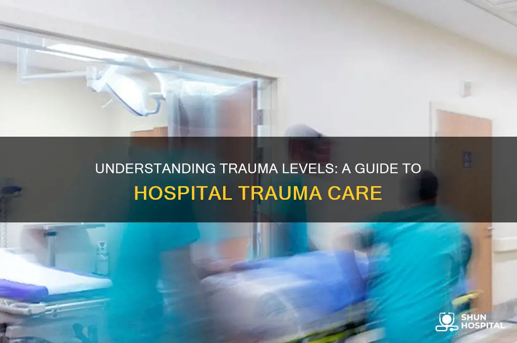 how to find out the trauma level of a hospital