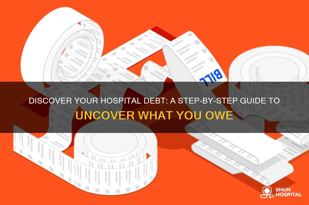 how to find out what i owe a hospital