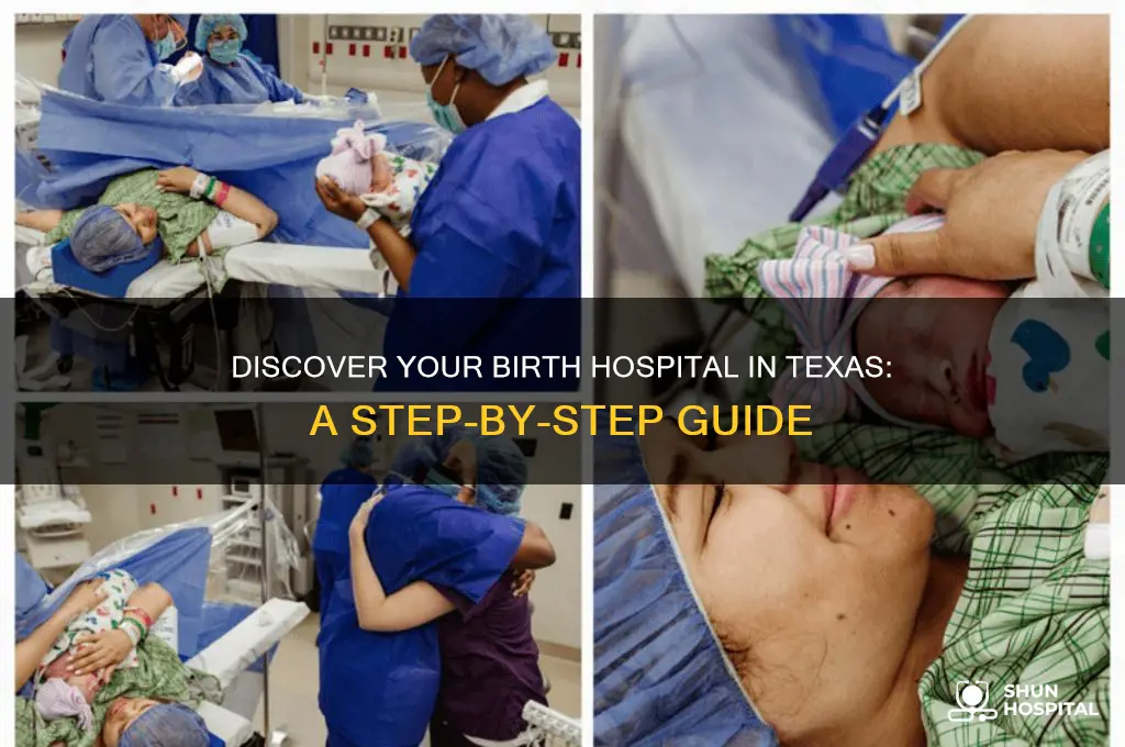 how to find out which hospital i was born texas