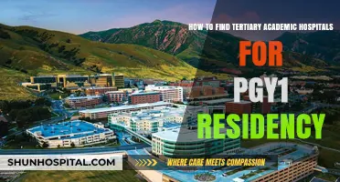 Finding Tertiary Academic Hospitals for PGY1 Residency: A Comprehensive Guide