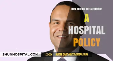 Uncovering the Author: A Guide to Locating Hospital Policy Creators