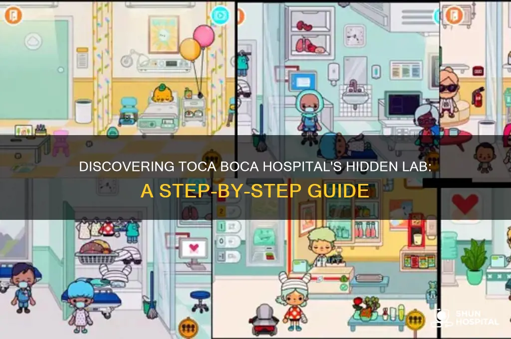 how to find the secret lab in toca boca hospital