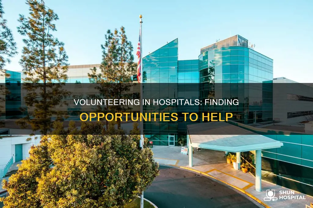 how to find volunteer opportunities in hospitals
