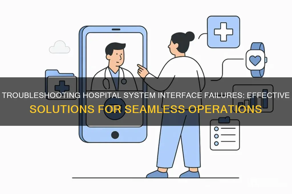 how to fix system interface failures in a hospital