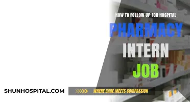 Effective Follow-Up Strategies for Landing Your Hospital Pharmacy Internship