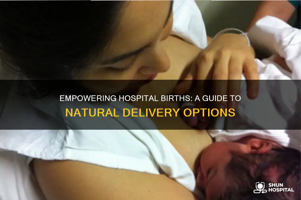 how to have a natural birth at a hospital