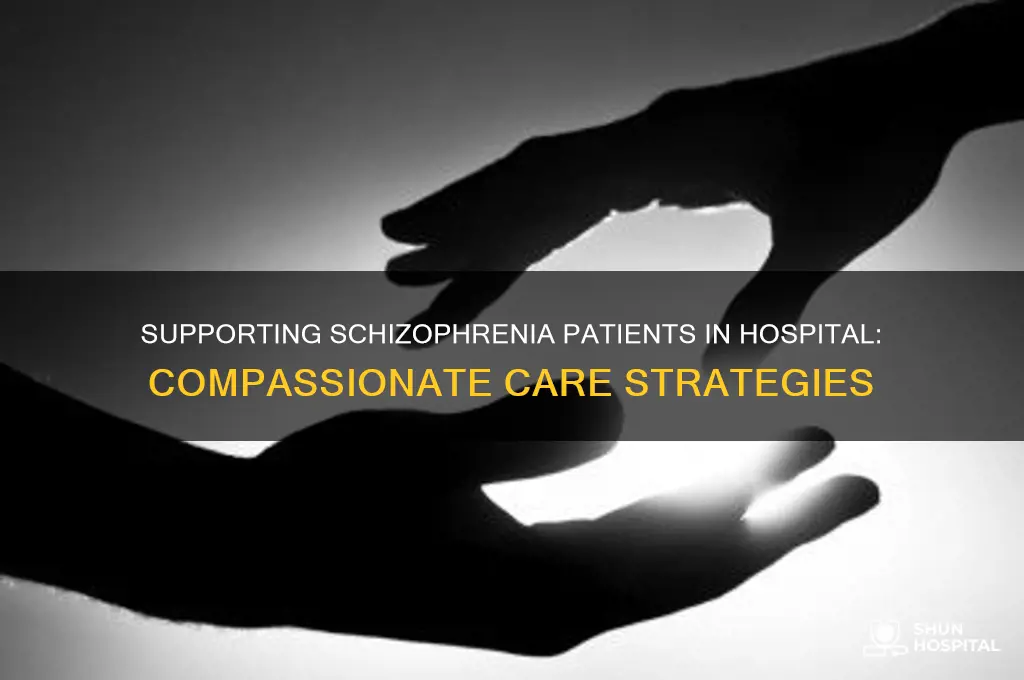 how to help a person in hospital with schophrenia