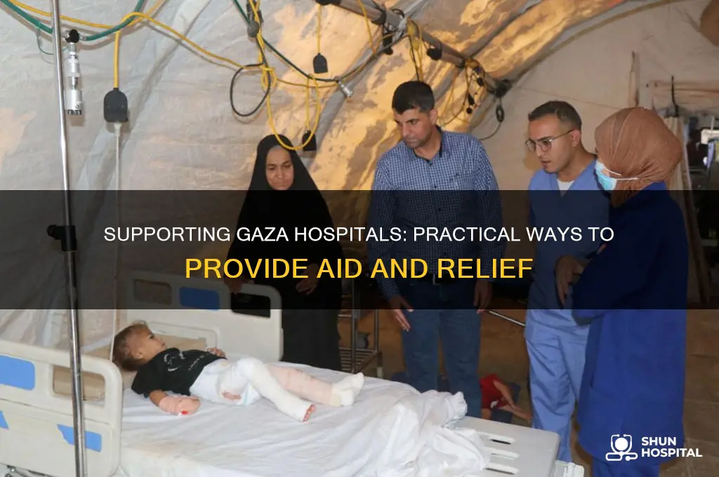 how to help gaza hospitals