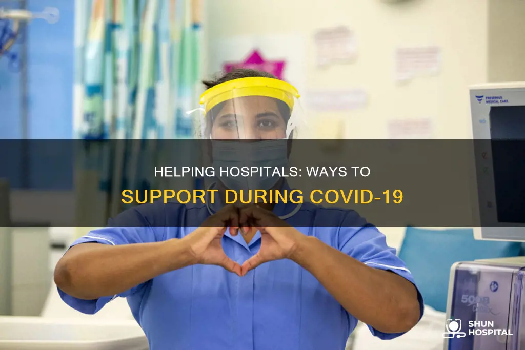 how to help hospitals during corona virus