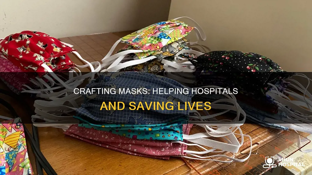 how to help make masks for hospitals