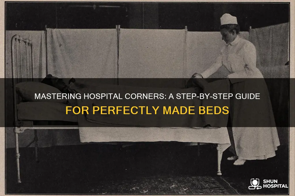 how to hospital corners