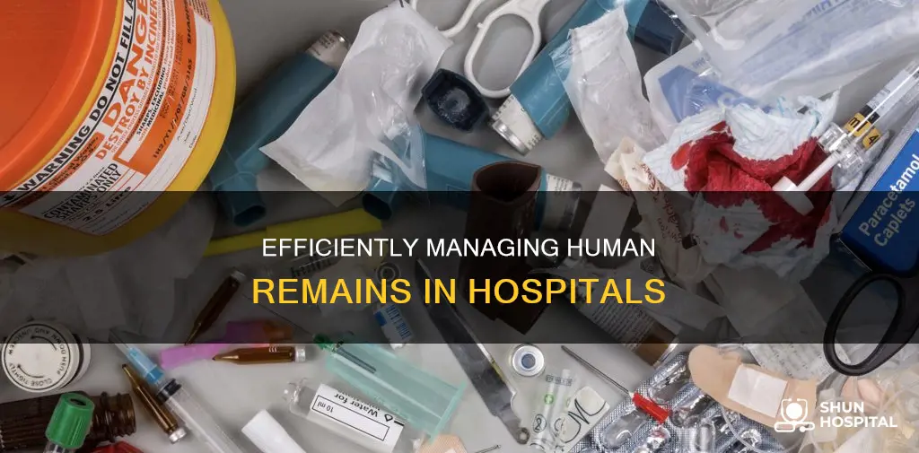 how to hospital rid of human remains
