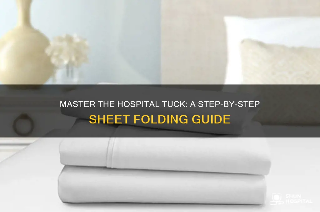 how to hospital tuck sheets