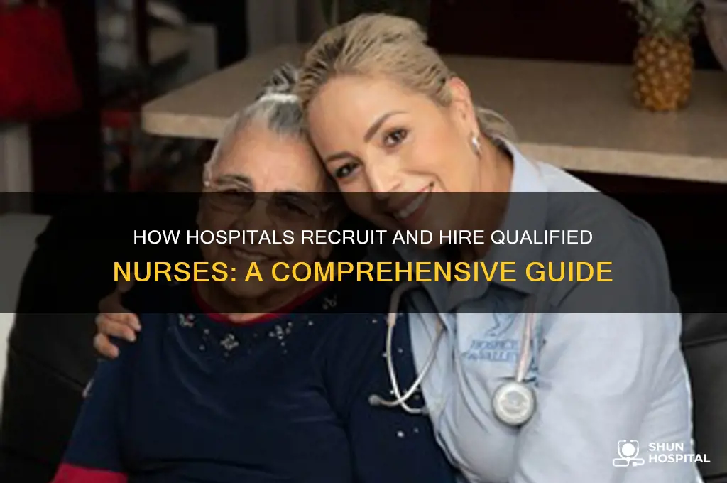 how to hospitals hire nurses