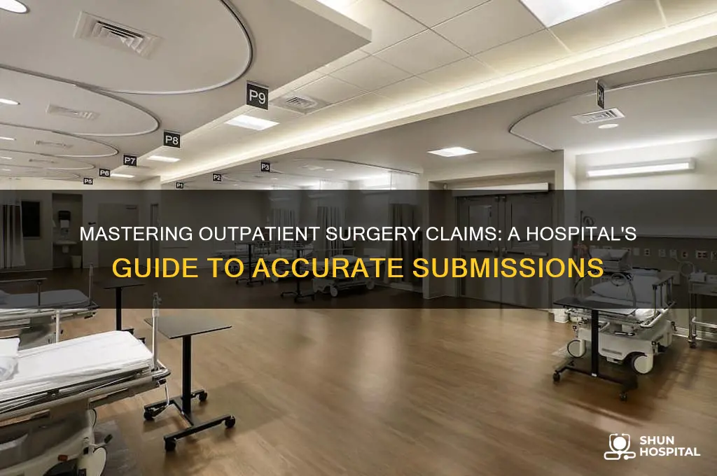 how to hospitals submit claims for outpatient surery services