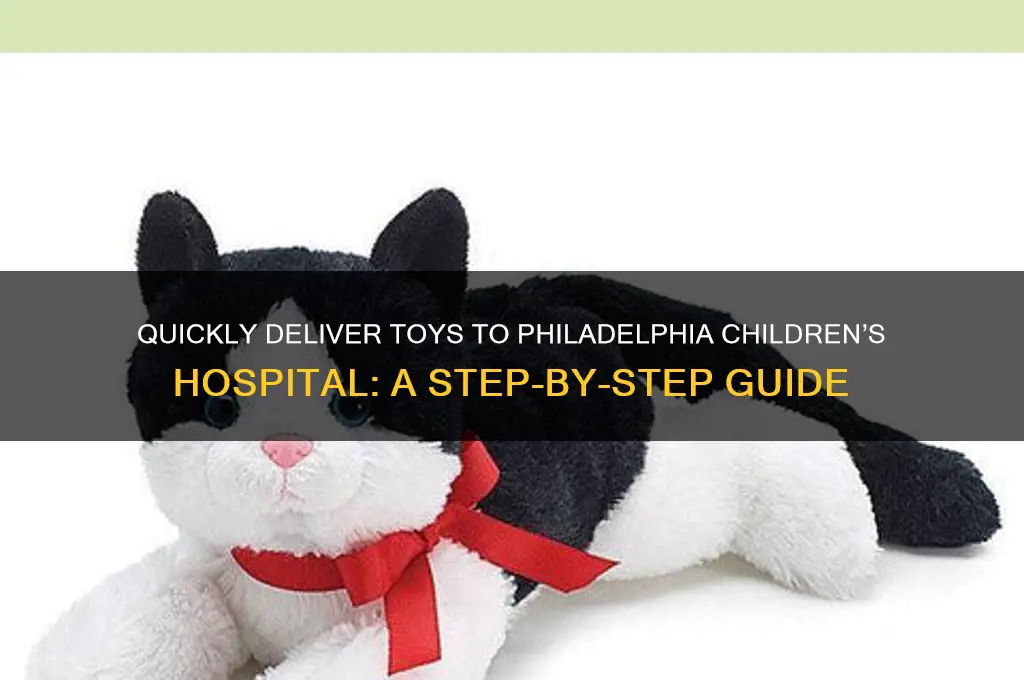 how to immediately deliver toy to philadelphia childrens hospital