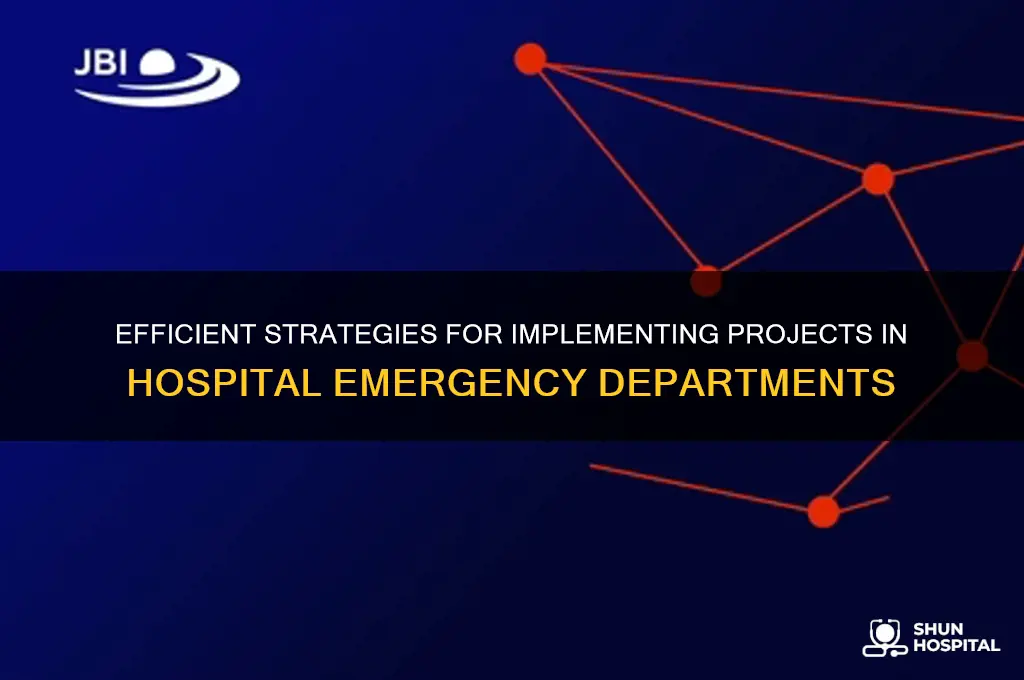 how to implement a project in hospitals emergency department