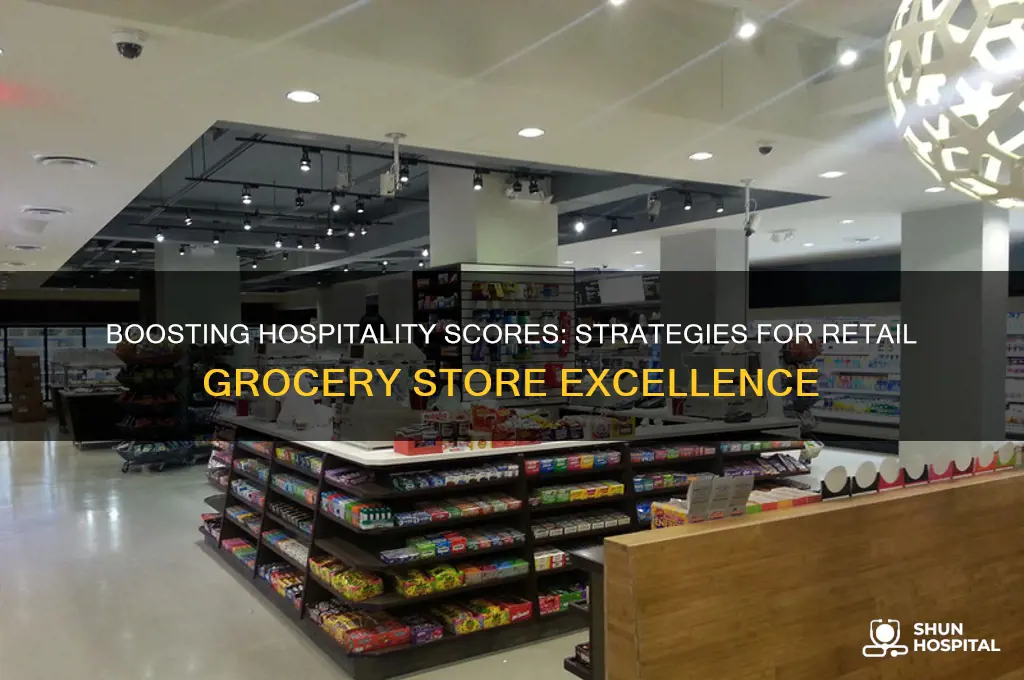 how to increase hospitality score for retail grocery store