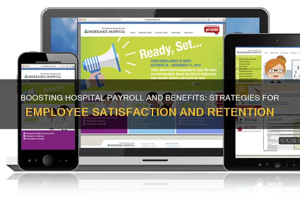 how to increase payroll and benefits for a hospital