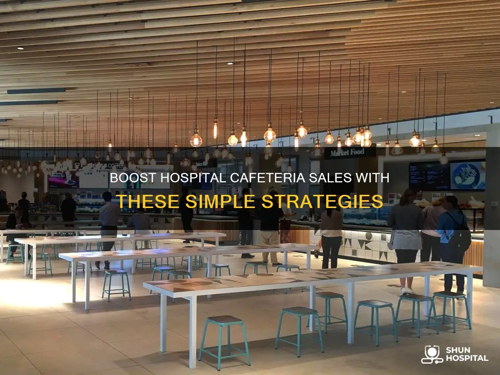 how to increase sales in hospital cafeteria