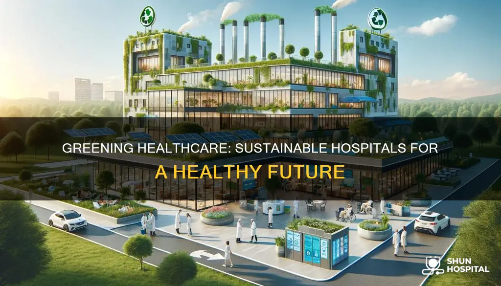 how to increase sustainability in the hospital