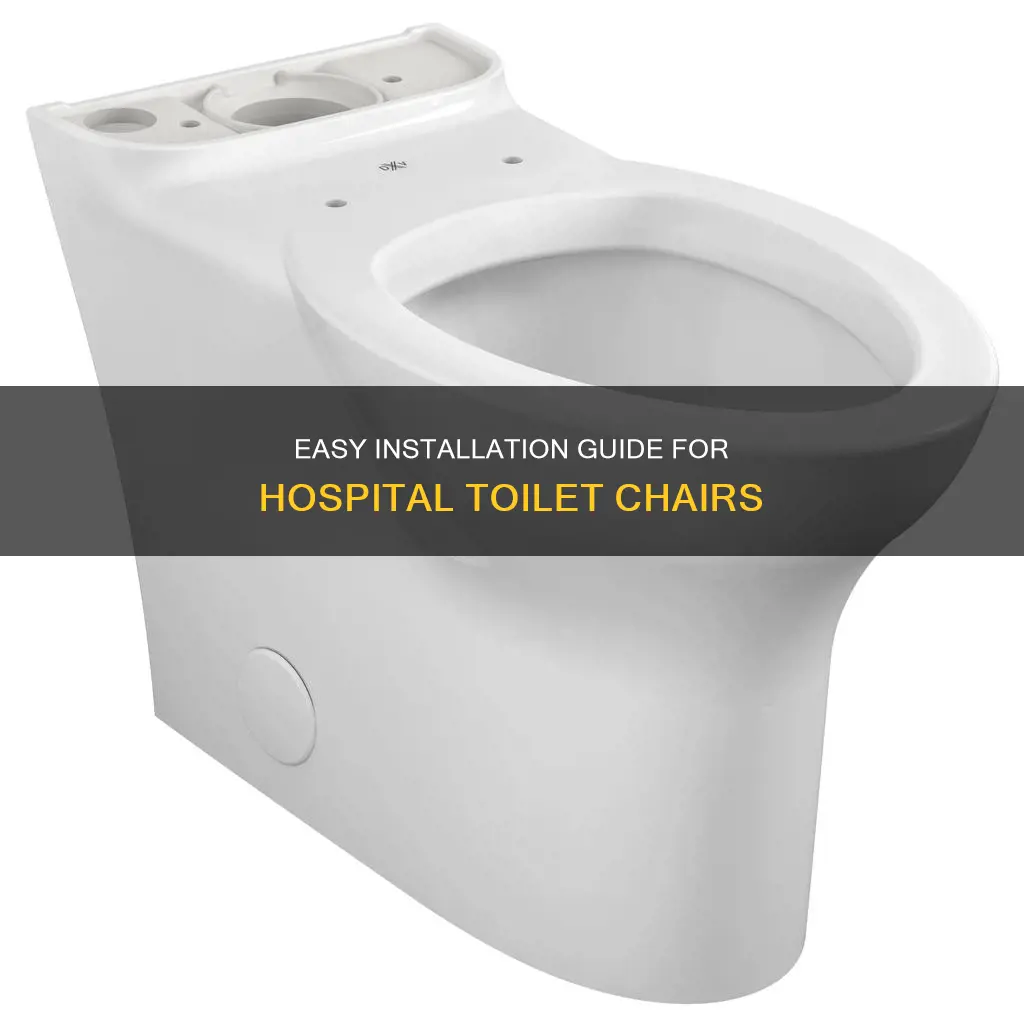 how to install a hospital toilet chair