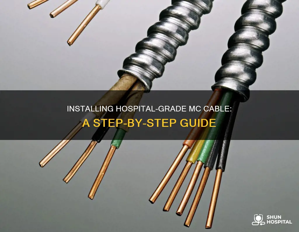 how to install hospital grade mc cable