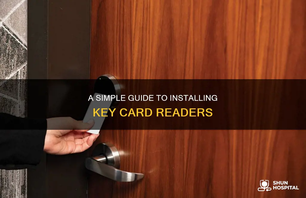 how to install hospitality key card reader
