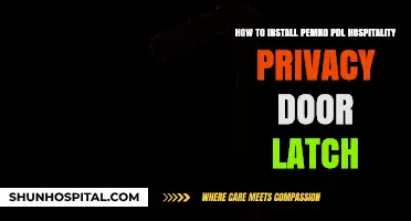 Easy Installation Guide for Pemko PDL Hospitality Privacy Door Latch