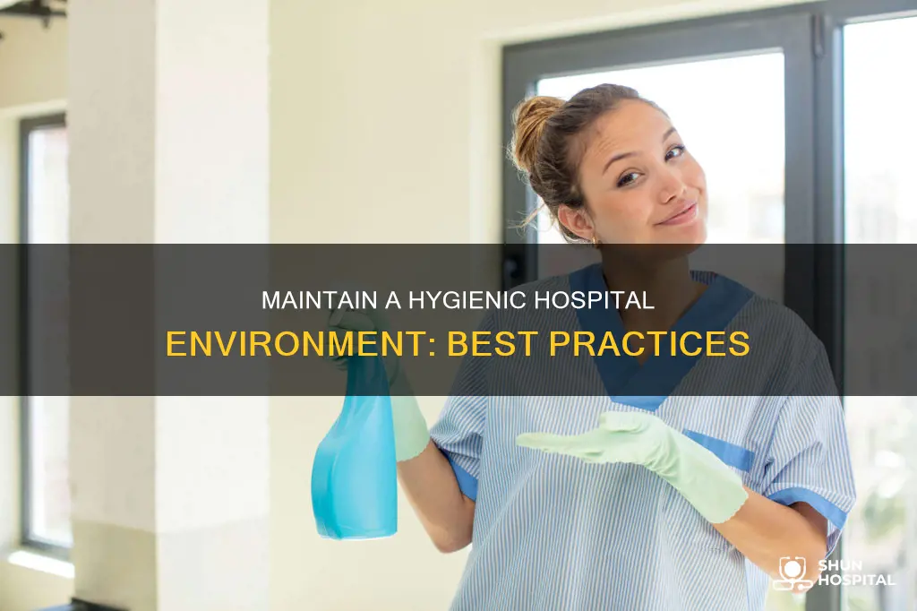 how to keep the hospital environment clean