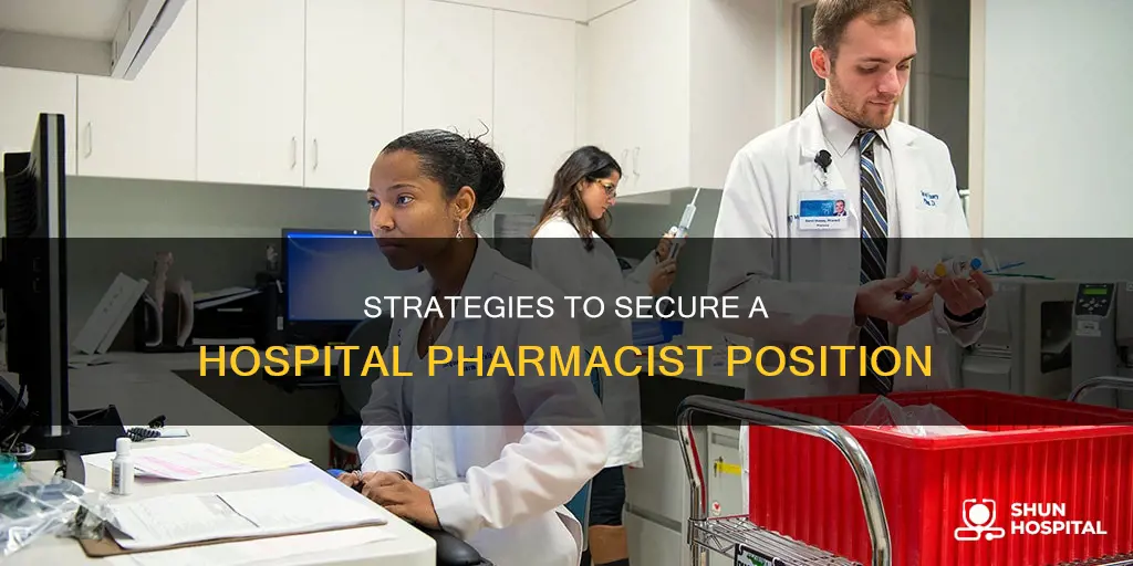how to land a hospital pharmacist job