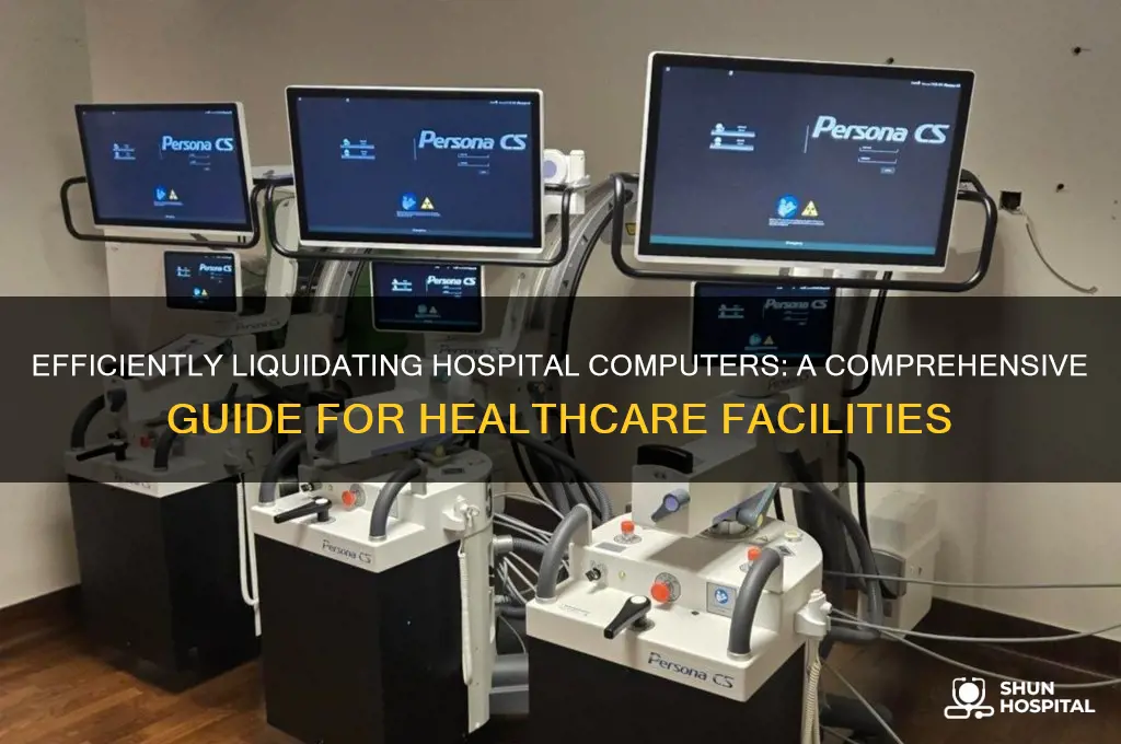 how to liquidate hospital computers