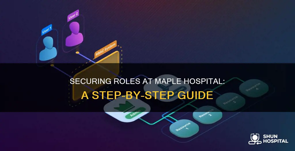 how to lock roles in maple hospital