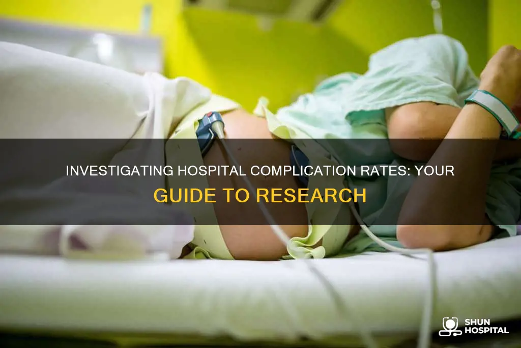 how to look up hospital complication rate