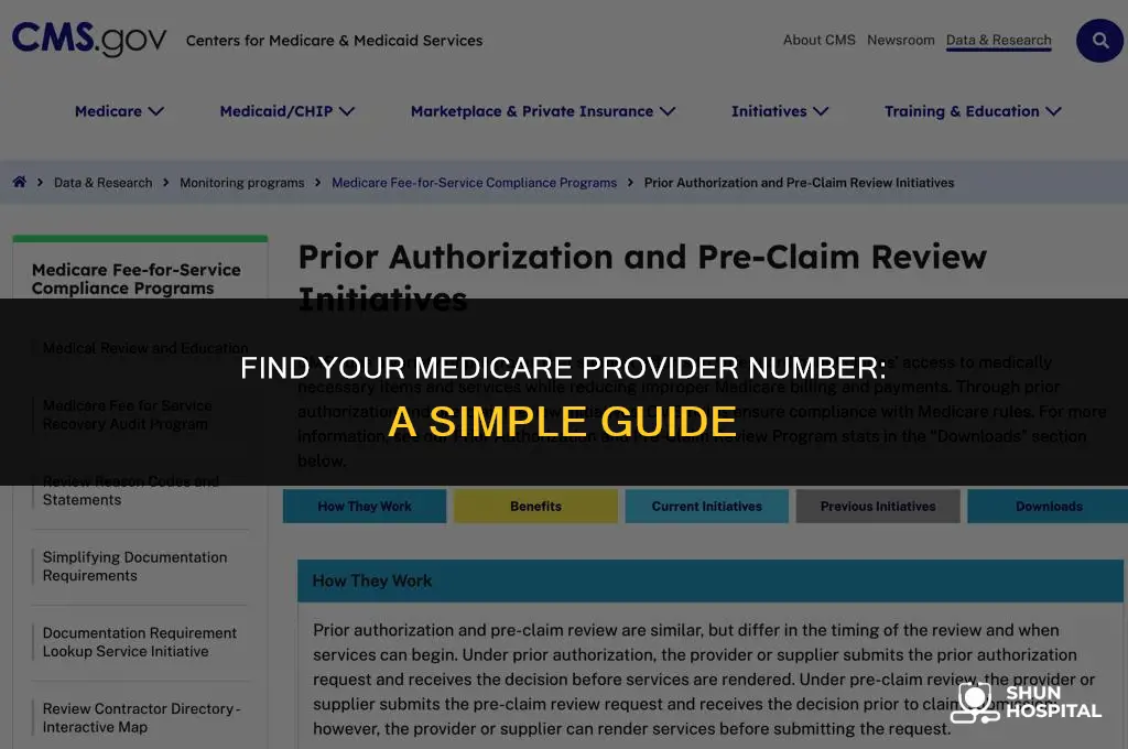 how to lookup medicare provider number