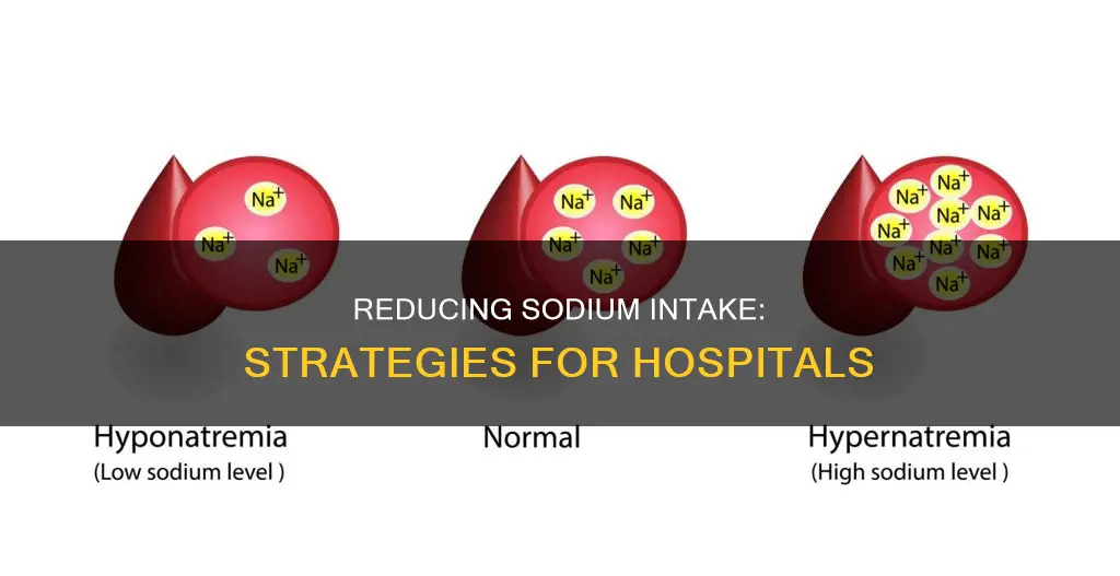 how to lower sodium levels in hospital