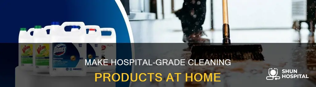 how to made hospital grade cleaning products
