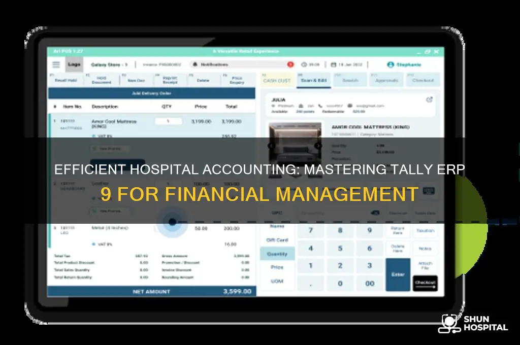 how to maintain hospital accounts in tally erp 9