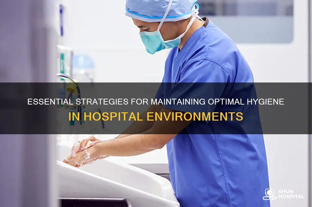 how to maintain hospital hygiene