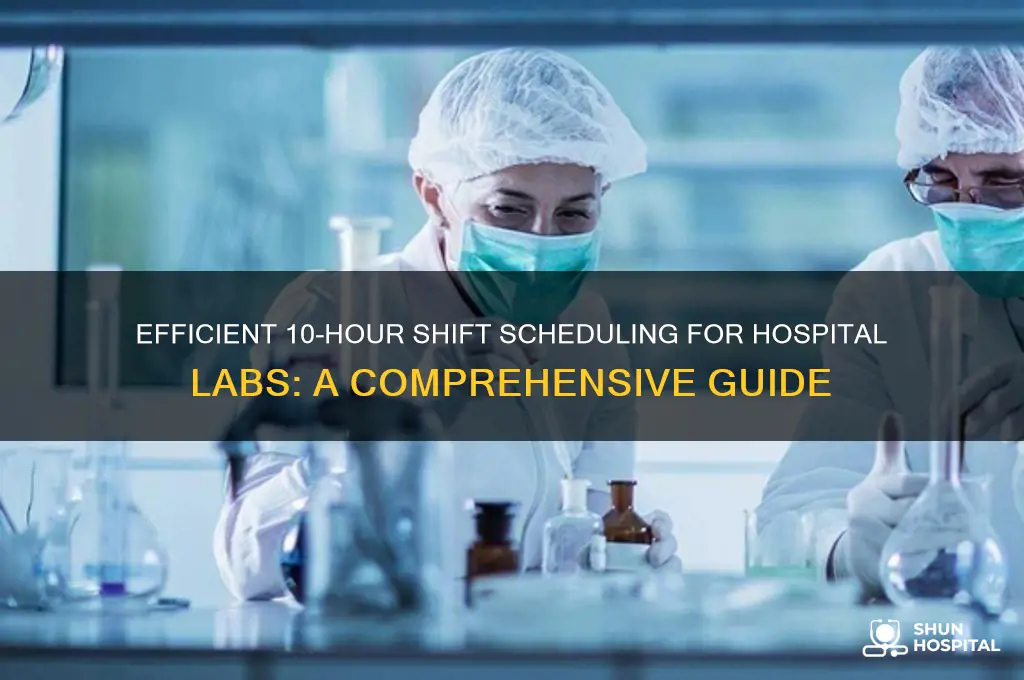 how to make 10 hr shift schedules for hospital laboratory